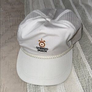 White Dorado Beach Trucker Hat
